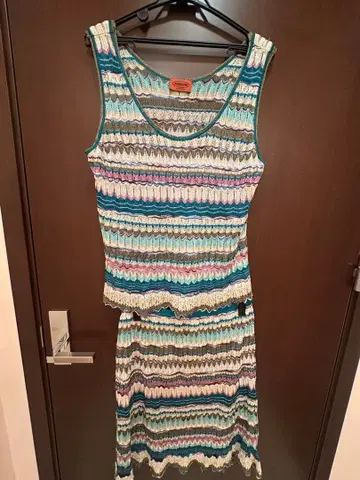 MISSONI 슬리브리스 니트 원피스 48
