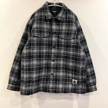 XLARGE 트위드 체크 자켓