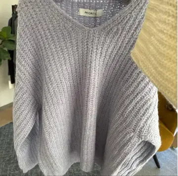 택 포함 PRIORITY 프라이오리티/V넥 니트 Mal.