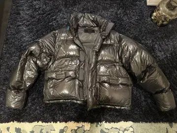 entire studio 건메탈 다운 재킷