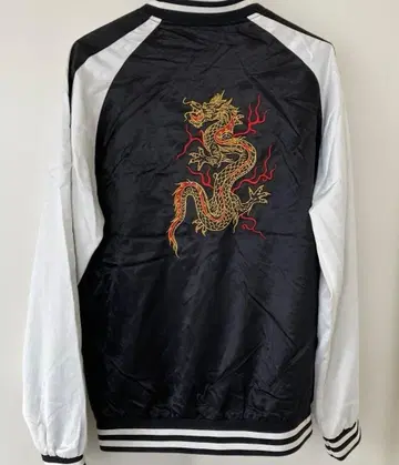 ZARA MAN 바시티 자켓 XL 블랙