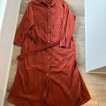 코듀로이 롱 셔츠