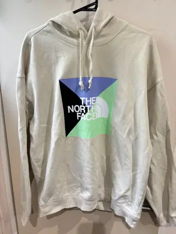 THE NORTH FACE 후드 부착 후드티 XL 크림