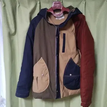 짐 마스터 멀티 컬러 다운 자켓 L