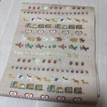 나고야 오비 동물 과일 자수 팝