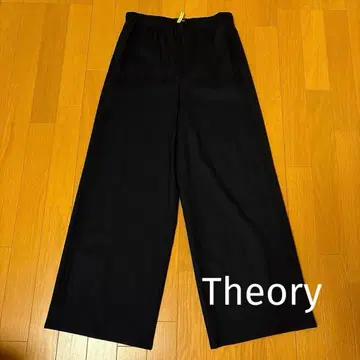 띠어리 와이드 팬츠 네이비 사이즈 P (M 상당)