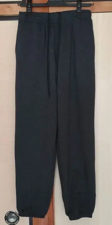 따뜻한 안감 샤기 스웨트 팬츠