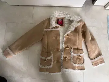 새상품급 GAP 무스탕 코트 베이지 150cm