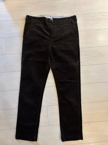 BEAMS 다크 브라운 코듀로이 슬랙스 SIZE M