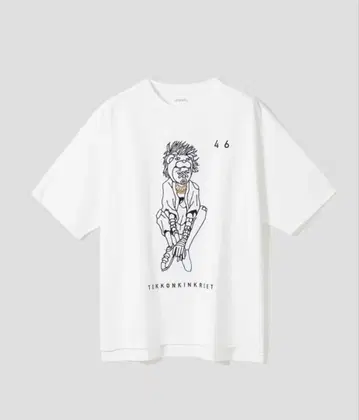 XL 그라니프 마츠모토 타이요 콜라보 T셔츠 46 시로 빅 실루엣