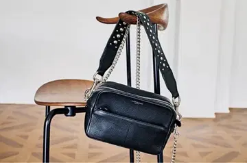 J&M DAVIDSON 2WAY 가죽 숄더백 스터드