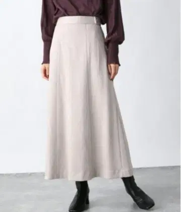 JEANASiS 플레어 스커트 그레이