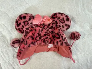미니 레오파드 무늬 팬캡