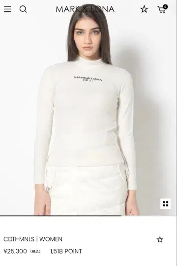 MARK & LONA CD11-MNLS I WOMEN 화이트 니트