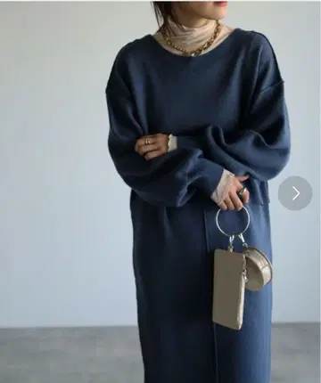 ap 레트로 니트 원피스