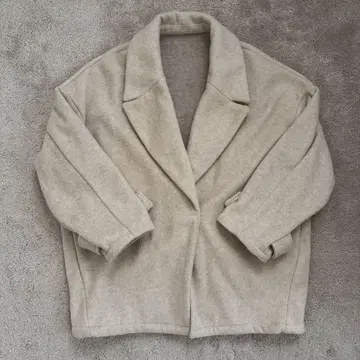 [ 새상품급 ] fifth 피프스 베이지 오버 사이즈 체스터 코트