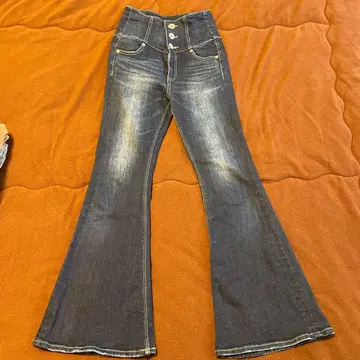 GYDA 다크 블루 플레어 팬츠 M