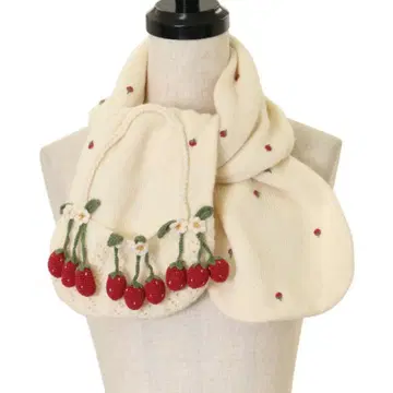 베이비 딸기 머플러