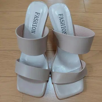 FASHION 베이지 오픈토 샌들