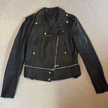 Zara 블랙 라이더 자켓