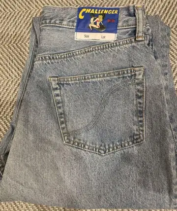 CHALLENGER DENIM PANTS WASHED IND L 사이즈