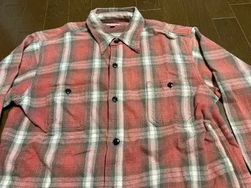 SUGAR CANE 체크 무늬 플란넬 셔츠 L 동양 엔터프라이즈