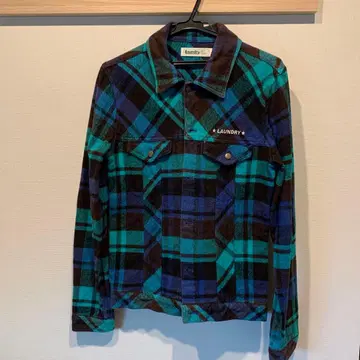 laundry 체크 무늬 자켓