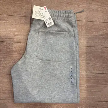 유니클로C 맨투맨 와이드 팬츠 그레이 M