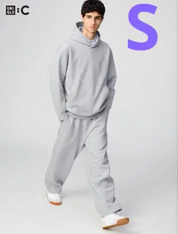 UNIQLO C 맨투맨 와이드 팬츠 S