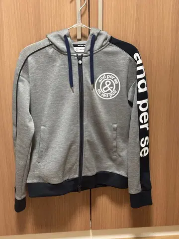 and per se 앤드퍼세 풀 집업 후드티 L 그레이