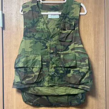 TEXSPOTS 카모플라주 패턴 헌팅 베스트 사이즈 M 표기