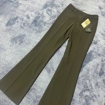 [ 새상품 ] 다크 브라운 플레어 팬츠 택 포함