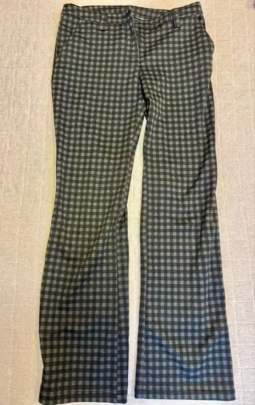 캘러웨이 체크 무늬 여성 팬츠 L 사이즈