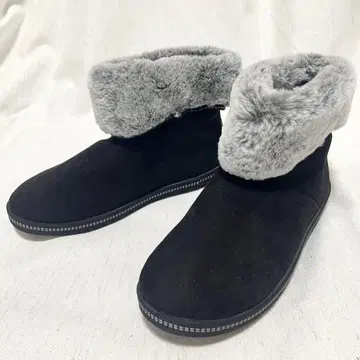 [ 미사용 ] 스케쳐스 숏부츠 무스탕 스웨이드 퍼 복슬복슬