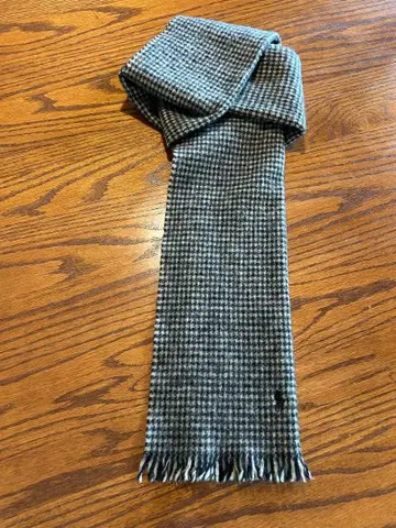 랄프 로렌 머플러 모노톤 체크