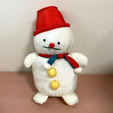 세키구치 플러피 벌룬 스노우 눈사람 봉제 인형 쇼와 레트로 당시 물품