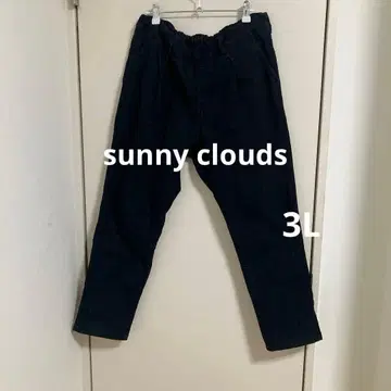 다크 블루 안감 플리스 허리밴딩 데님 팬츠