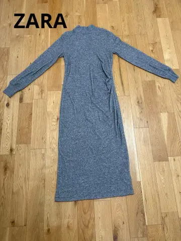 ZARA 그레이 터틀넥 니트 원피스