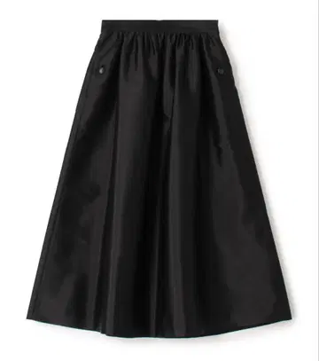 DES PRES 블랙 플레어 스커트 사이즈 34