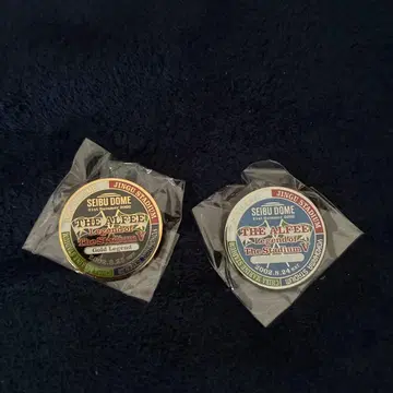 THE ALFEE 세이버 돔 핀 배지 2개 세트