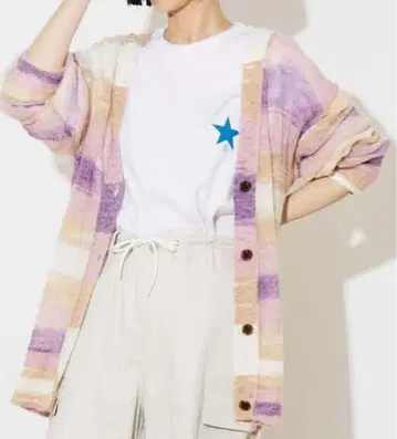 [ CONVERSE TOKYO ] 그라데이션 시어 니트 가디건