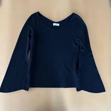 DEUXIEME CLASSE 블랙 V넥 니트