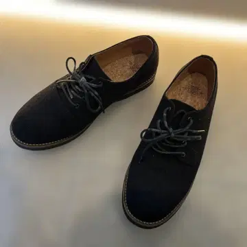 블랙 울풍 캐주얼 슈즈