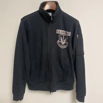 AVIREX U.S. AIR FORCE 블랙 집업 자켓 M