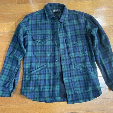 Pendleton 체크 무늬 4 포켓 긴팔 셔츠 M