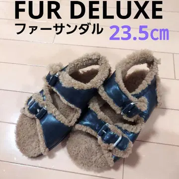 Deuxieme Classe FUR DELUXE 퍼 샌들 23.5cm