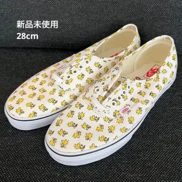 [ 미사용 새상품 ] VANS 오센틱 스누피 콜라보 레어템 우드스탁