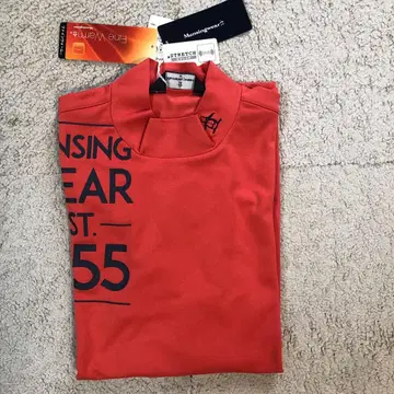 Munsingwear 긴팔 이너 셔츠 오렌지 새상품