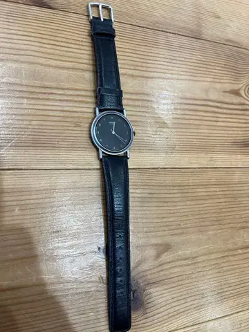 SEIKO 쿼츠 손목시계 블랙 빈티지 앤티크