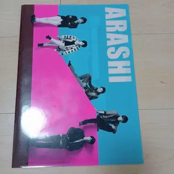 ARASHI 클리어 파일 파랑 핑크